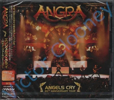 ANGRA Angels Cry (20th Anniversary Tour) JAPAN 2013 2-CD VICP-65195~6 NEW SEALED - Image 1 of 3