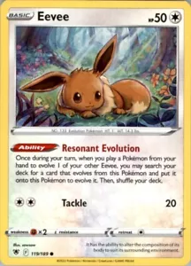 Eevee Common Pokemon Card 119/189 Astral Radiance - Picture 1 of 2