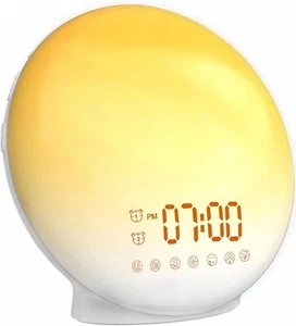 Wake-Up Light, Smart Sleep Alarm Clock for Kids Adults - FREE SHIPPING - Picture 1 of 17