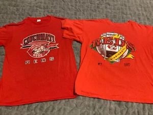vintage cincinnati reds shirt lot xl Champion MLB Single Stitch 90’s Baseball - Picture 1 of 16