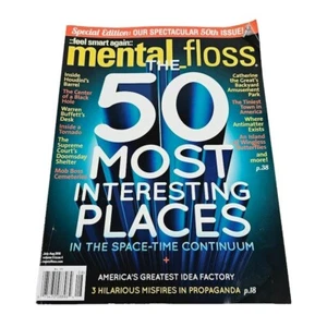 Mental Floss Magazine July August 2010 Special Edition Spectacular 50th Issue - Imagen 1 de 7