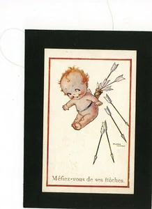 Flora White Artist Signed Vintage Postcard - Salmon - Picture 1 of 2