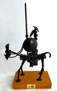 Don Quixote Sculpture, Metal Folk Art, Steampunk, Brutalist, Mid-Century - Picture 1 of 10