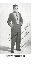 Jimmy CLITHEROE- "The Clitheroe Kid" etc-Great  Comedy Entertainer-signed photo
