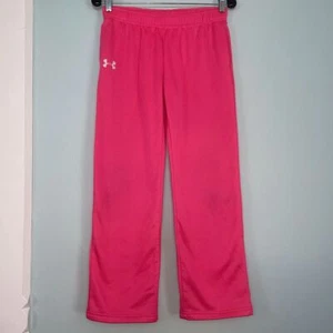 Under Armour ColdGear Storm 1 Stretch Fit Athletic Pants Girls Youth Large Pink - Picture 1 of 9