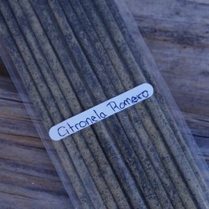 20 Rosemary & Citronella Incense Sticks Handrolled Mexico Long Duration 1.5 hour - Picture 1 of 1