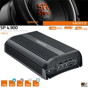 Amplificador Hertz SP4.900 4 canales protegido al agua etapa final para coche moto barco - Imagen 1 de 7