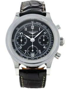 Longines Heritage 1942 Automatic Leather Strap Men's Watch L2.768.4.53.2 - Picture 1 of 2