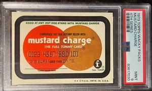 1973 Topps Wacky Packages Mustard Charge 4th Series PSA 9 MINT Non-sport Card - Picture 1 of 1