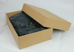 Quality Kraft Box Including Tissue Paper Gift Packaging Craft Brown Multi Buy A6 - Picture 1 of 1