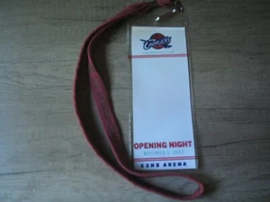 2003 Lebron James RC Cleveland Cavs Heimöffner Tickethalter & Schlüsselband 5. November - Bild 1 von 5