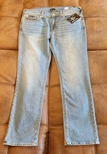New True Religion Ricky Relaxed Straight Blue Jeans Mens Size 38/34 *Read - Picture 1 of 17