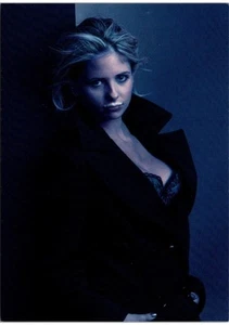 Vintage Postkarte Sarah Michelle Gellar Buffy Vampire Slayer Milk Promo Stempelglanz - Bild 1 von 2