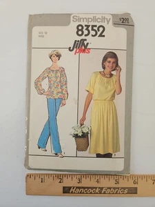 1978 Simplicity 8352 Misses' Peasant Blouse Top Skirt & Pants Size 10 Uncut FF - Picture 1 of 5