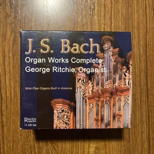 Bach COMPLETE ORGAN WORKS Ritchie [Raven 11 CD Box Set] - Picture 1 of 5