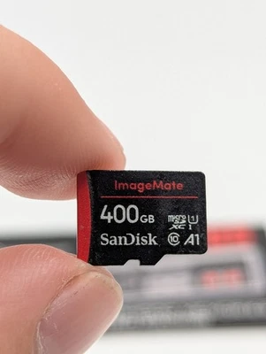SanDisk ImageMate 400GB microSDXC UHS-I A1 V10 Memory Card – Tested - Image 1 of 2
