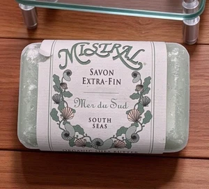Jabón en barra de lujo Mistral South Seas manteca de karité Savon aleta extra 7 oz Francia SELLADO - Imagen 1 de 9