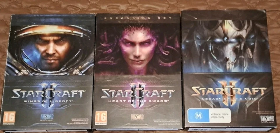 STARCRAFT II, Wings Of Liberty, Heart Of The Swarm, Legacy Of The Void, Complete - Image 1 of 4