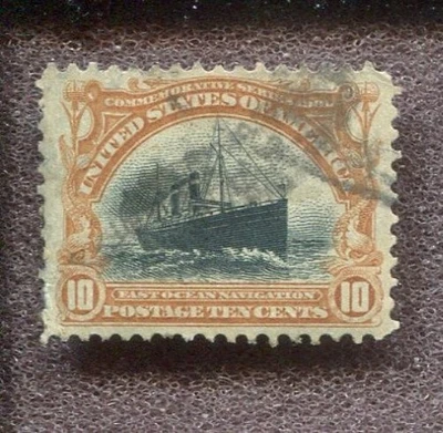 Scott No. 299 - 10c Yellow Brown & Black - Image 1 of 2