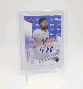 TIM COOK III 2020 Topps XFL On Card Autograph SP NEW YORK GUARDIANS - Picture 1 of 1