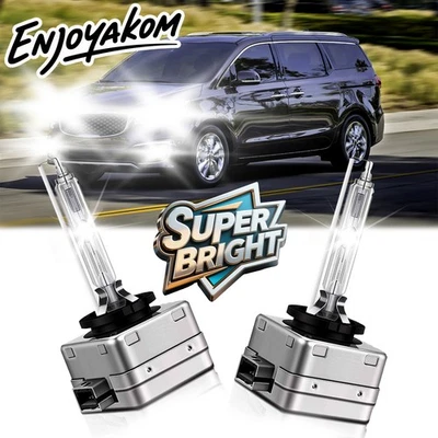 Kit de bombillas de haz bajo LED blancas HID 2 piezas para faros 10000lm para Kia Sedona 2015-2018 10000lm Foto 1 de 4