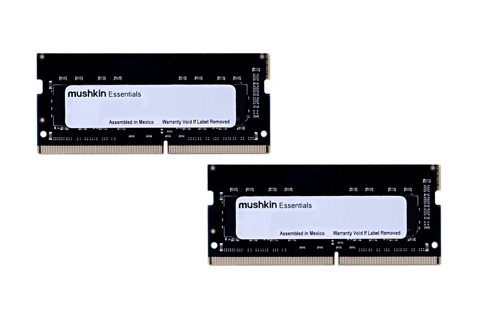 Mushkin 8GB (4GB x 2) Essentials 260-Pin DDR4 SO-DIMM 2666MHz - MES4S266KF4GX2 - Image 1 of 1