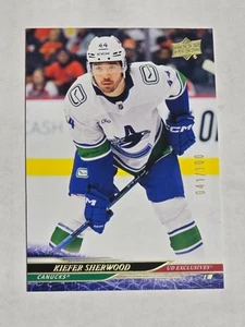 Kiefer Sherwood 2024-25 Upper Deck Extended Base UD Exclusives /100 #635 - Bild 1 von 1