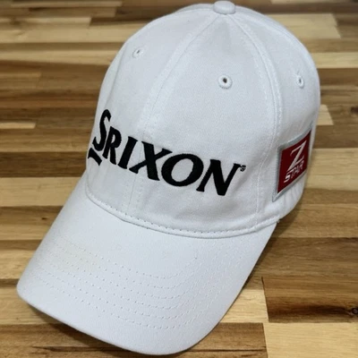 SRIXON Z-Star Golf Hat White Adjustable Strapback Cap 100% Cotton Tour Logo - Image 1 of 4