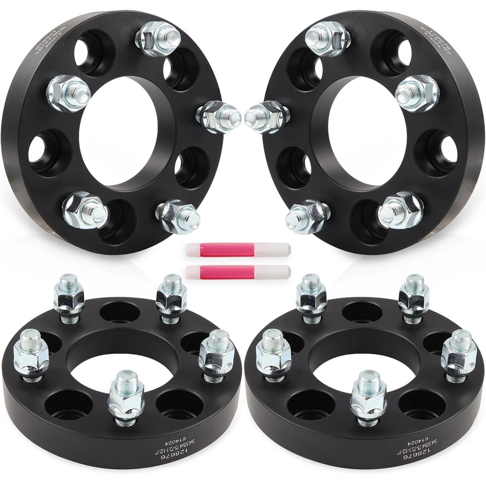 4Pcs 1" 5x4.5 to 5x4.75 Wheel Spacers For Jeep Cherokee 1980-01 Liberty 2002-12 Foto 1 de 4
