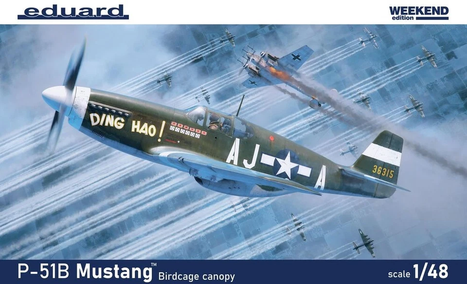Eduard Plastic Kits 84209 - 1:48 P-51B/C Mustang Birdcage canopy - Neu