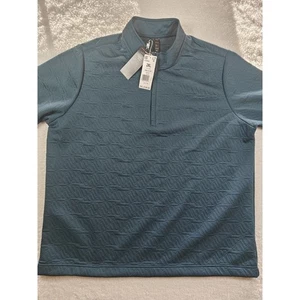 Adidas Golf Pullover Stepp Quarter 1/4 Zip Jacke dunkelgrün Herren Größe XL - Bild 1 von 3
