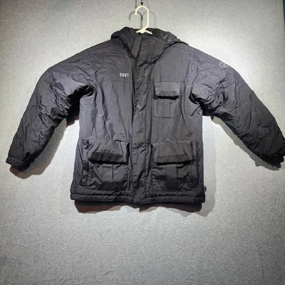 Columbia Convert Size 14/16 Boys Black Insulated Hooded Snowboard Jacket - Image 1 of 4