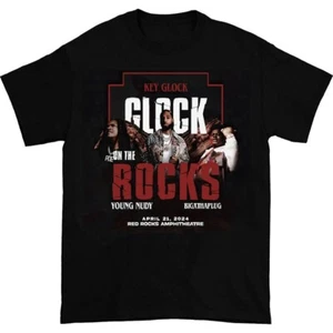 Key Glock Young Nudy BigXthaPlug Tour 2024 Gift For Fan S to 5XL T-shirt GC1559 - Picture 1 of 6