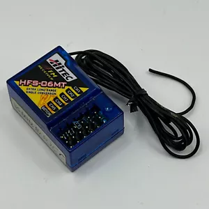 HITEC HFS-06MT 5 / 6 CHANNEL MINI BLUE RC RECEIVER 35 MHZ FM PPM UK SELLER - Picture 1 of 6