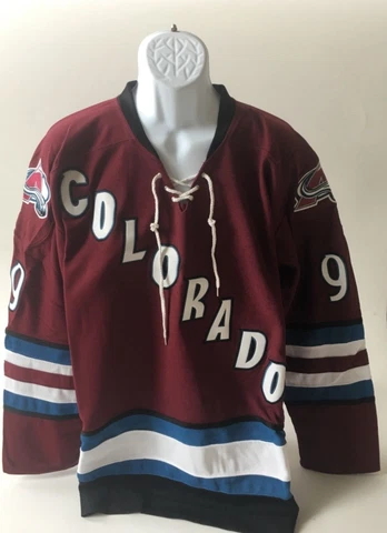Paul Kariya # 9 Colorado Avalanche NHL Hockey Jersey Size Extra Large Cover