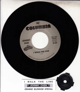 JOHNNY CASH I Walk The Line & Orange Blossom Special 7" 45 rpm vinyl record NEW - Picture 1 of 1
