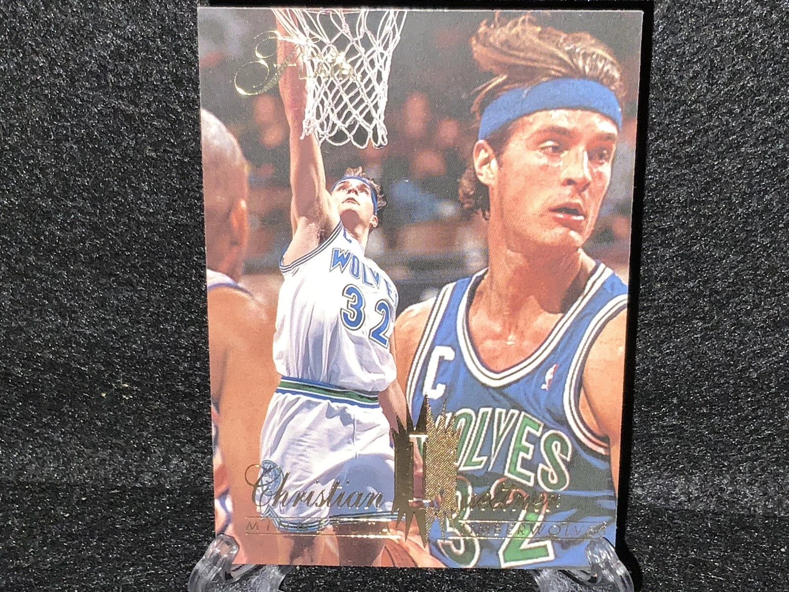 Christian Laettner 1994-95 Fleer Flair NBA Basketball Card MN Timberwolvs Mint