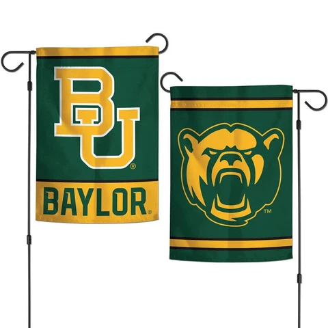 BAYLOR BEARS 12"X18" 2 SIDED GARDEN FLAG NEW WINCRAFT 🐻 Cover