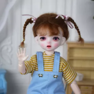 1/6 BJD Cute 12" Girl Doll Full Set Kids Xmas Gifts with Doll Outfit Face Makeup - Picture 1 of 12