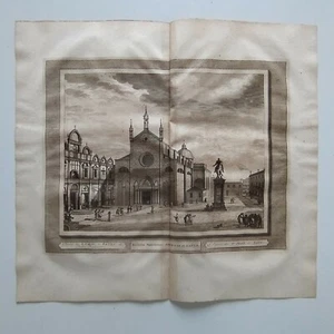 1722 Graevius Peter Van der Aa Venezia Chiesa SS Giovanni e Paolo P Predicatori - Picture 1 of 3