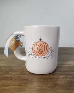 New Rae Dunn Disney Cinderella Pumpkin Carriage Bibbidi Bobbidi Boo Coffee Mug - Picture 1 of 11