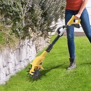 20V Akku Bodenhacke Klein Bodenfräse Gartenfräse Elektro Kultivator mit Batterie - Bild 1 von 11