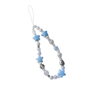 Cute Star Beaded Phone Chain Camera Hanging Rope Phone Anti Loss Lanyard Gifts - Zdjęcie 1 z 6