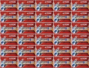 30 TDK D60 Minutes High Output Superior Blank Audio Cassette Tapes - Picture 1 of 2