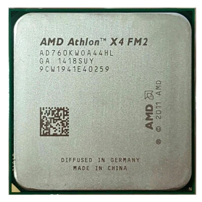 AMD Athlon X4 760K AD760KWOA44HL Quad-Core 3.8 GHz 4M Socket FM2 CPU Processors - Image 1 of 4