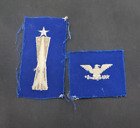 Vietnam War Usaf Senior Missileman Cloth Badge And Col Rank On Dark Blue.
