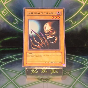 LOB-E016 Dunkler König des Abgrunds YuGiOh Karte U - Bild 1 von 2