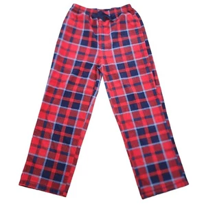 Kids St Eve Fleece Plaid Pajama PJ Pants Lounge Sized 10 Red Blue Saint Eve - Picture 1 of 5