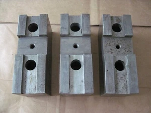Set of 3 H & R Mfg HR-21-SQSH Square Serrated Keyed Soft Jaws, 21" Chuck - Picture 1 of 9
