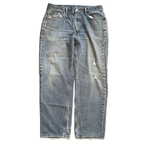 LEVIS 550 MENS JEANS Size 36x32 BLUE DENIM Relaxed Fit COTTON - Picture 1 of 12